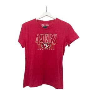NWT NFL Team Apparel San Francisco 49ers Women's Short Sleeve Tee Size Medium